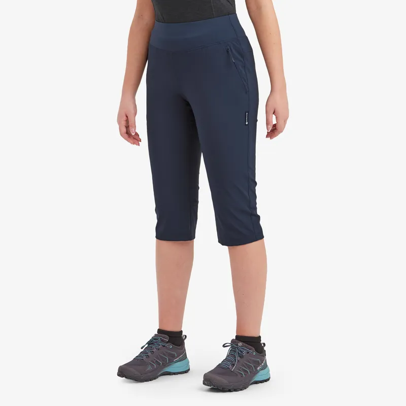 Montane Womens Tucana Lite Capri Trousers - Eclipse Blue-2